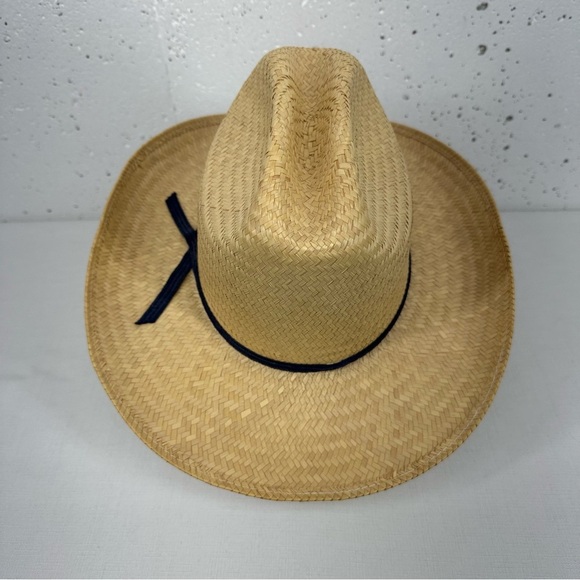 San Francisco Size 6 7/8 Made in Mexico Straw Cowboy Hat - Picture 4 of 12